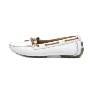 Clarks Slip Ons Leather White Colour For Women