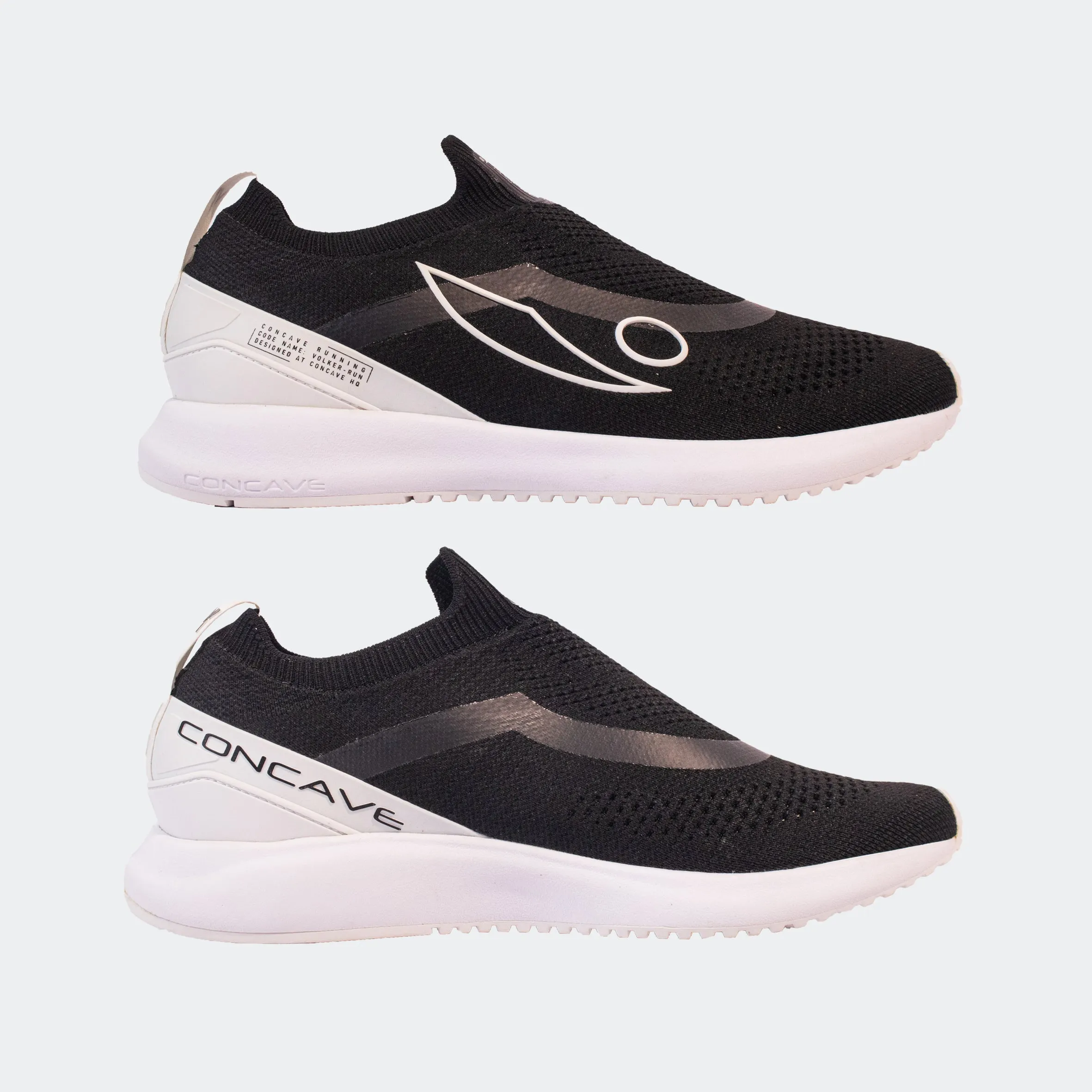 Concave Running - Volker Run - Black / White