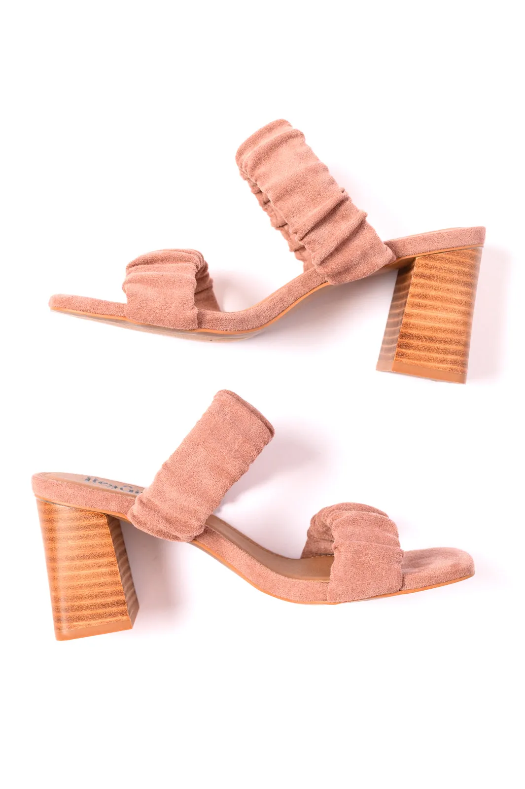 Corky's Tropic Like it's Hot Heels in Blush Suede