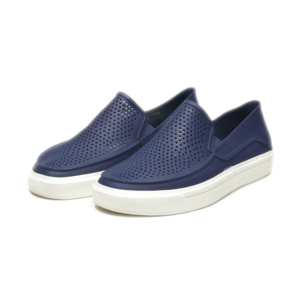 Crocs Citilane Slip Ons Rubber Blue Colour For Women