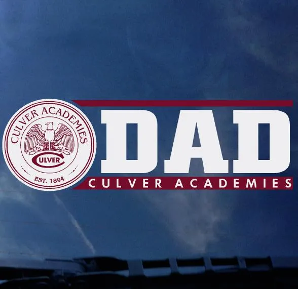 Culver Academies Dad Decal