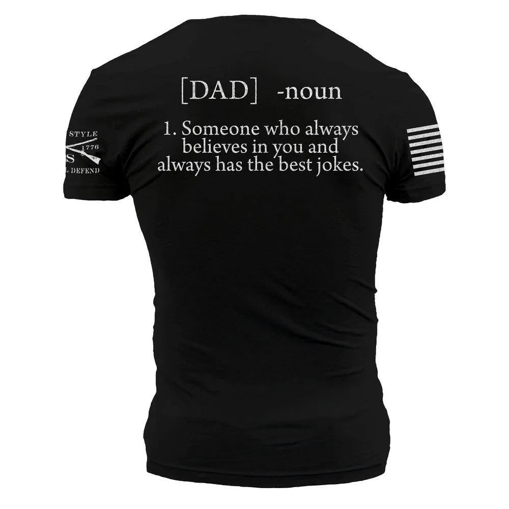 Dad Defined T-Shirt - Black