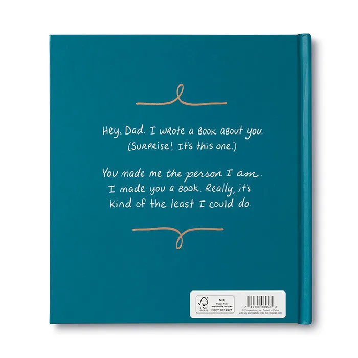 Dad, I Wrote A Book About You Gift Book