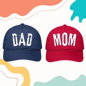 Dad Mom Caps | Anniversary Gifts | Ideal for Pregnancy Photo shoots