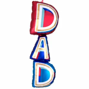 Dad Supershape Balloon | Father's Day | Dad Birthday | 39 INCH