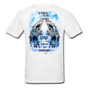 Dad Wings Of Heaven Memorial Tee