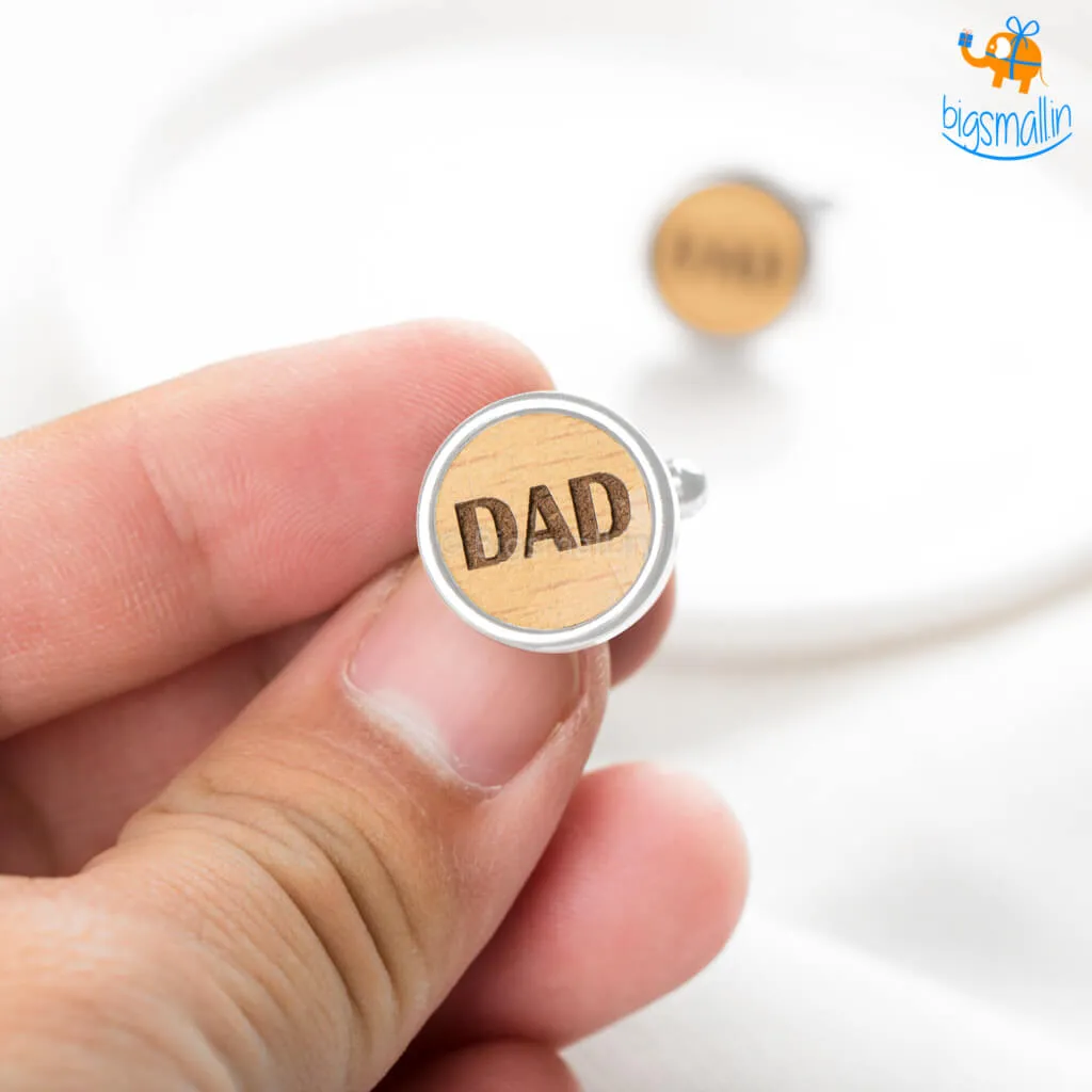 Dad Wooden Cufflinks