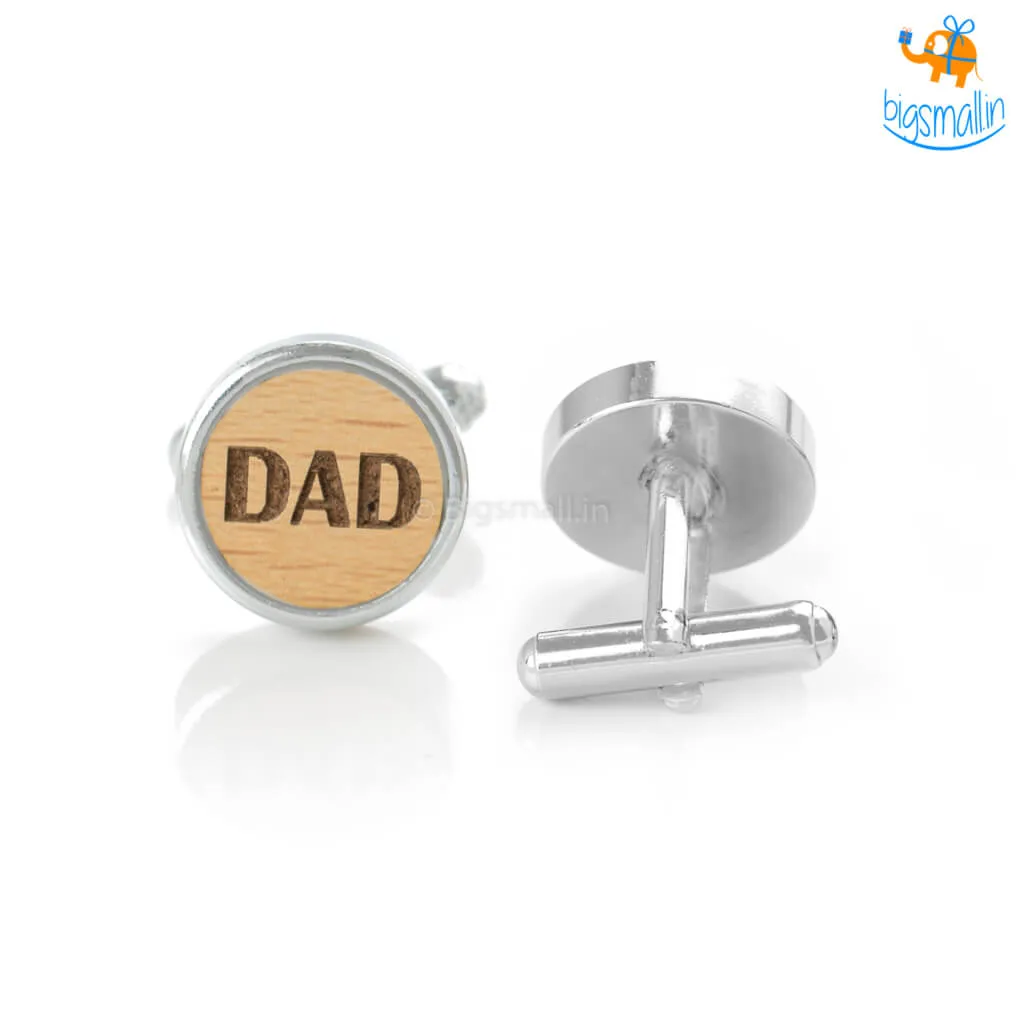 Dad Wooden Cufflinks