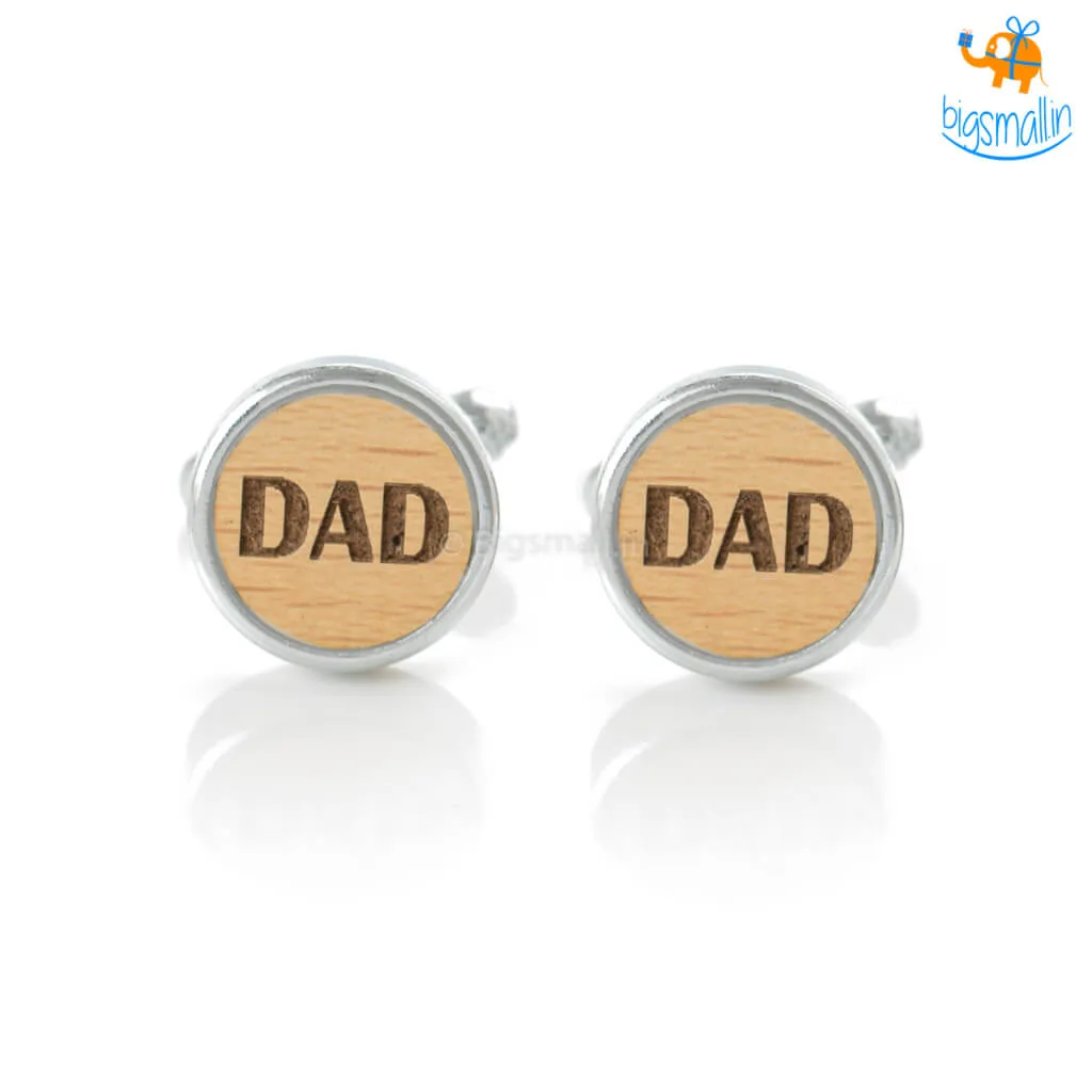 Dad Wooden Cufflinks