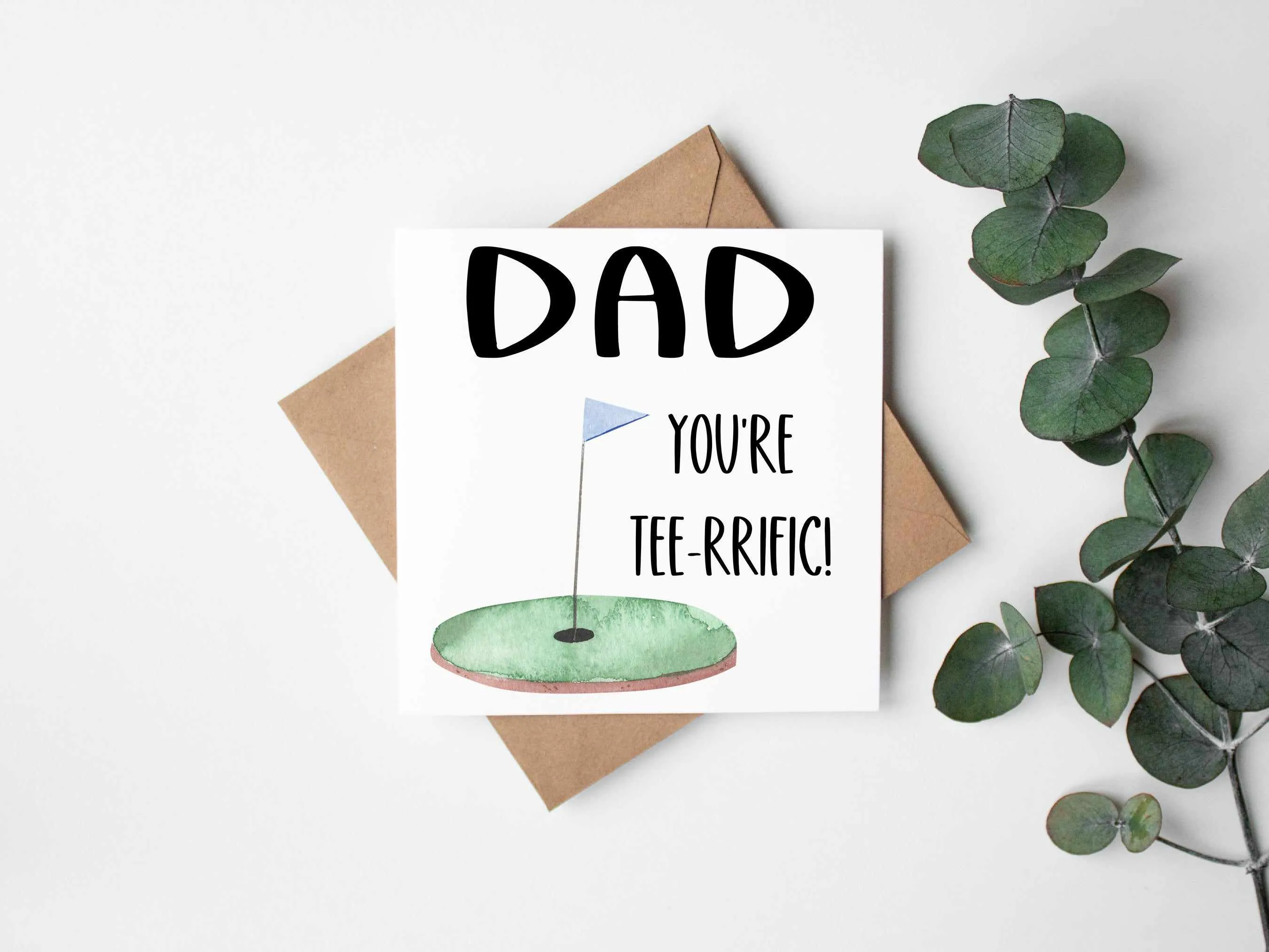 Dad You're Tee-rrific Card