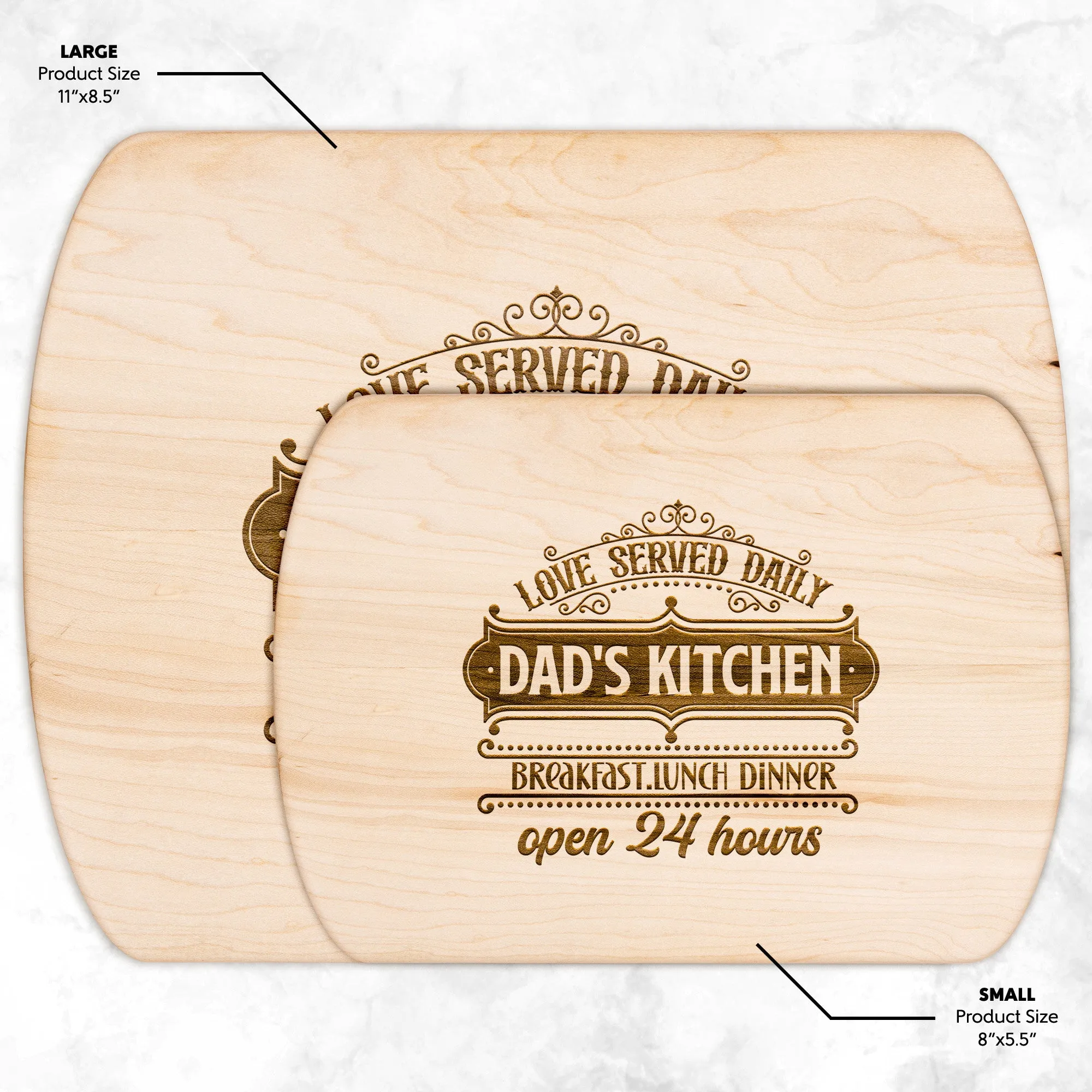 Dad's Kitchen Cutting Board