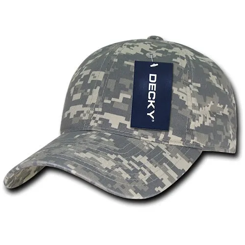 Decky 216 - 6 Panel Low Profile Relaxed Camo Dad Hat