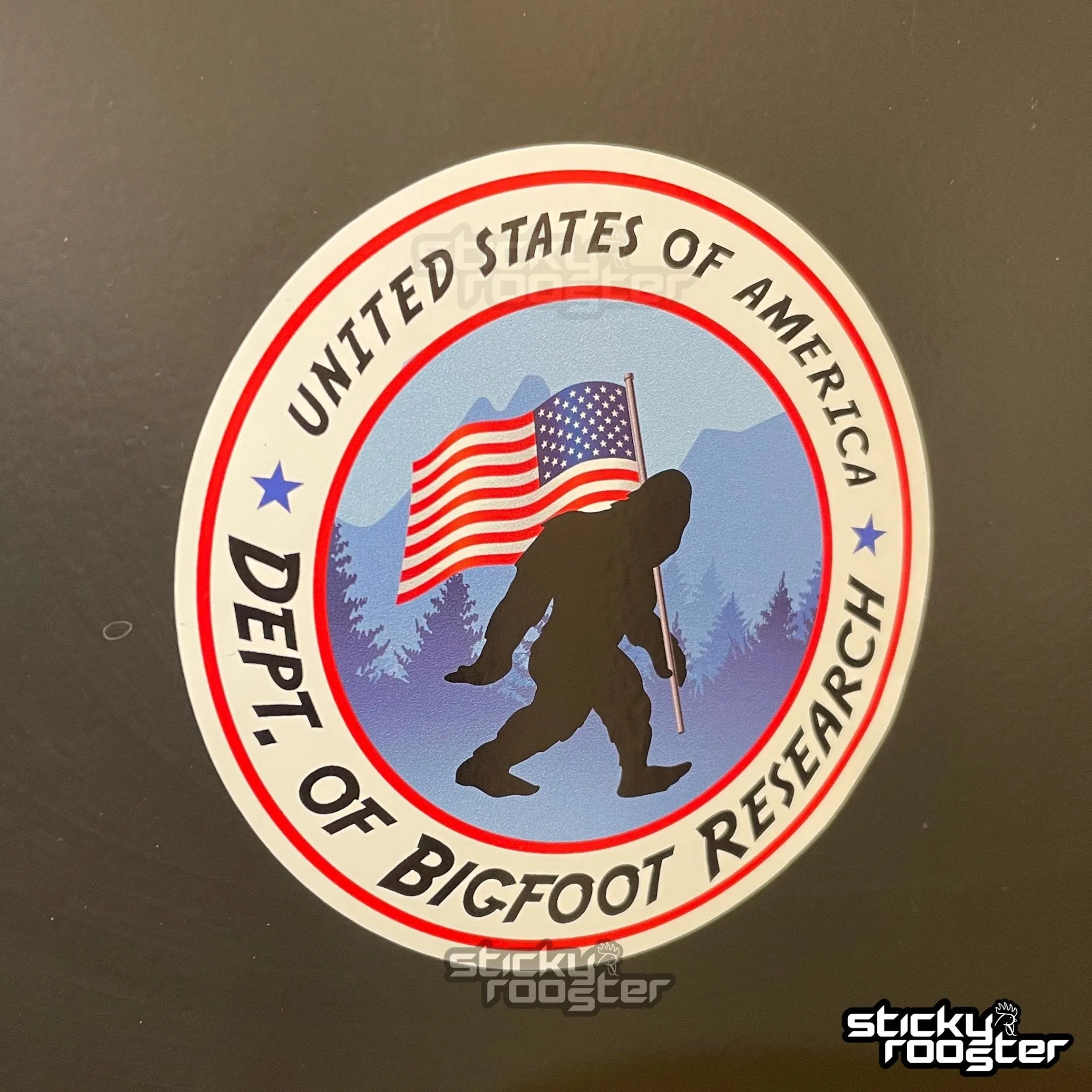 Dept of Bigfoot Research sticker