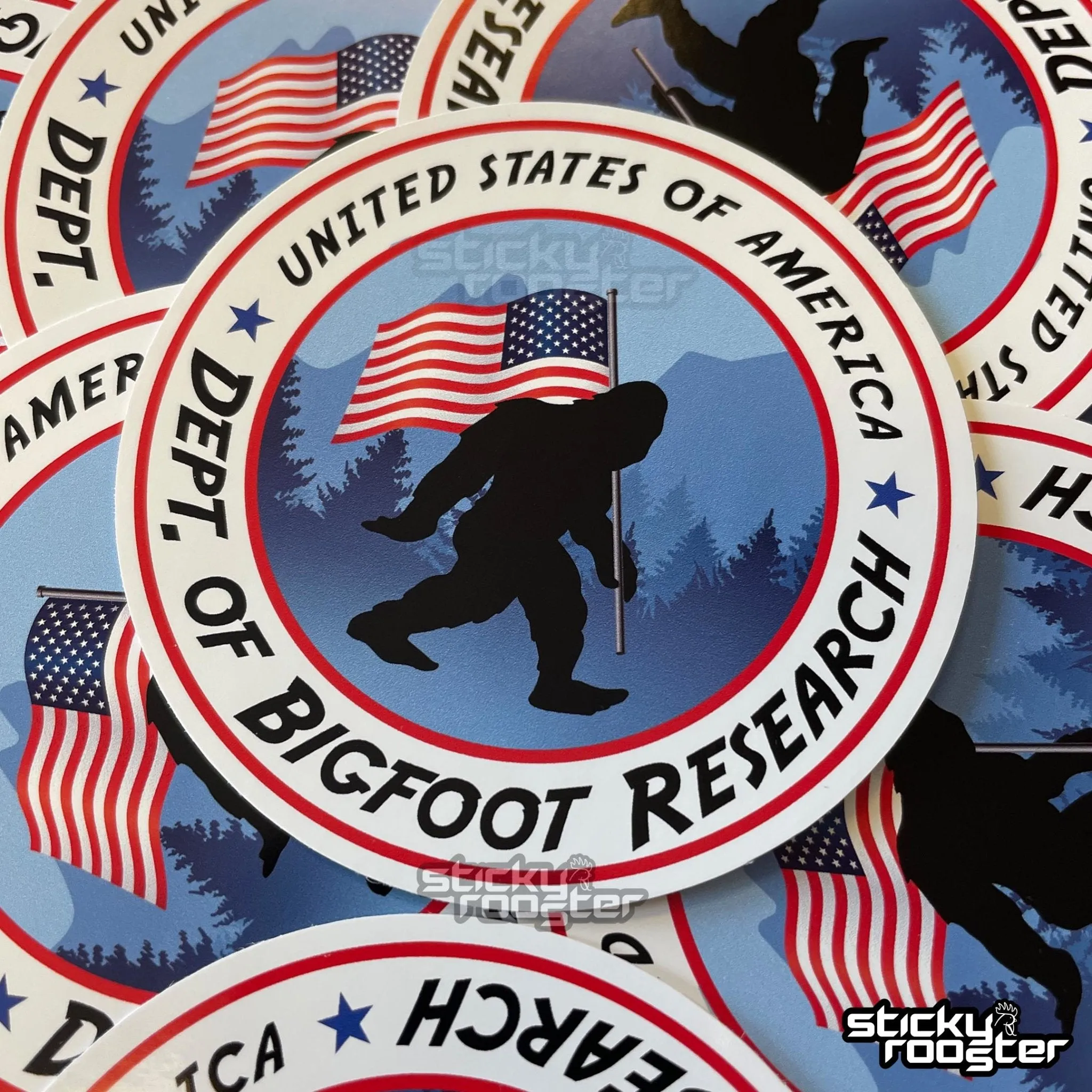 Dept of Bigfoot Research sticker