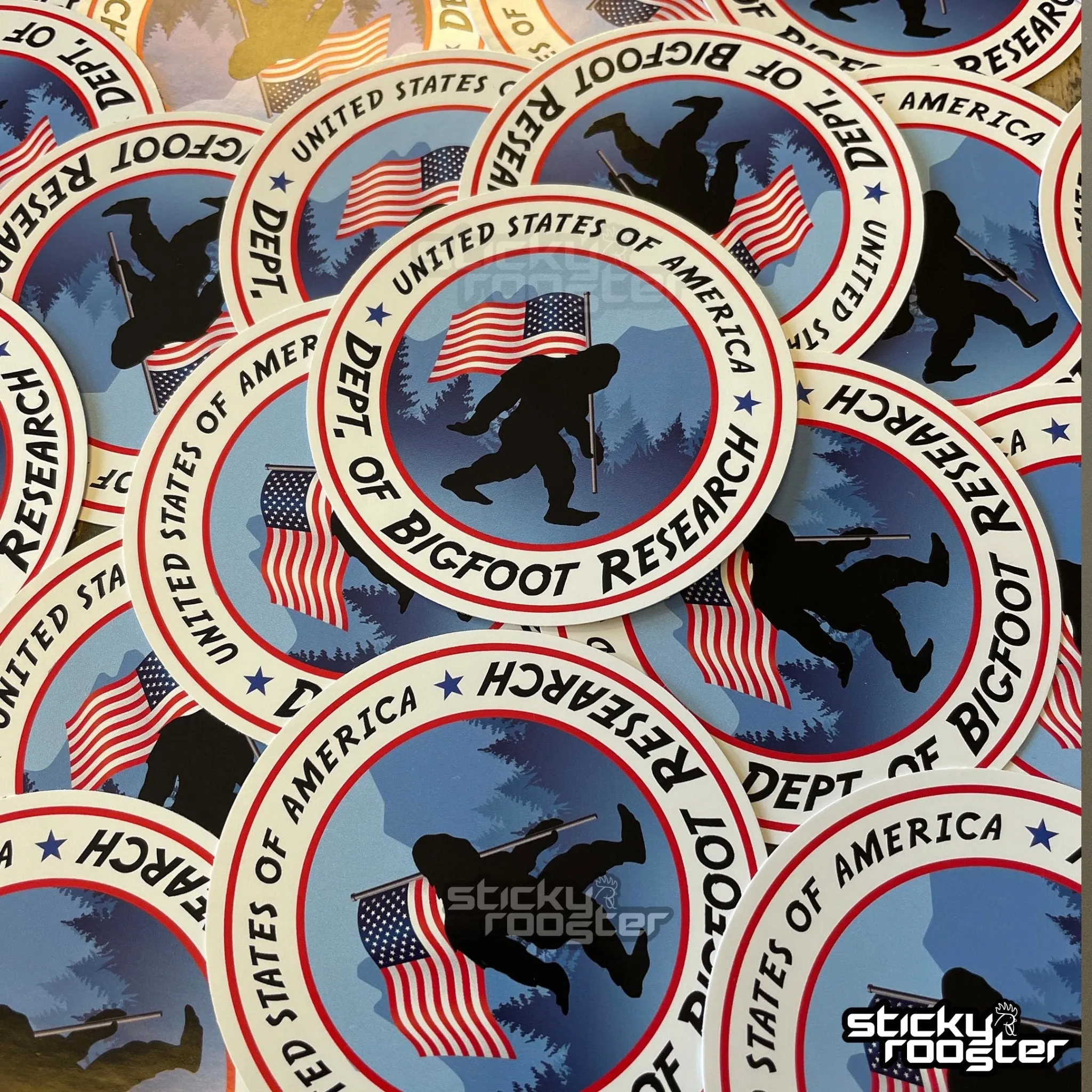 Dept of Bigfoot Research sticker