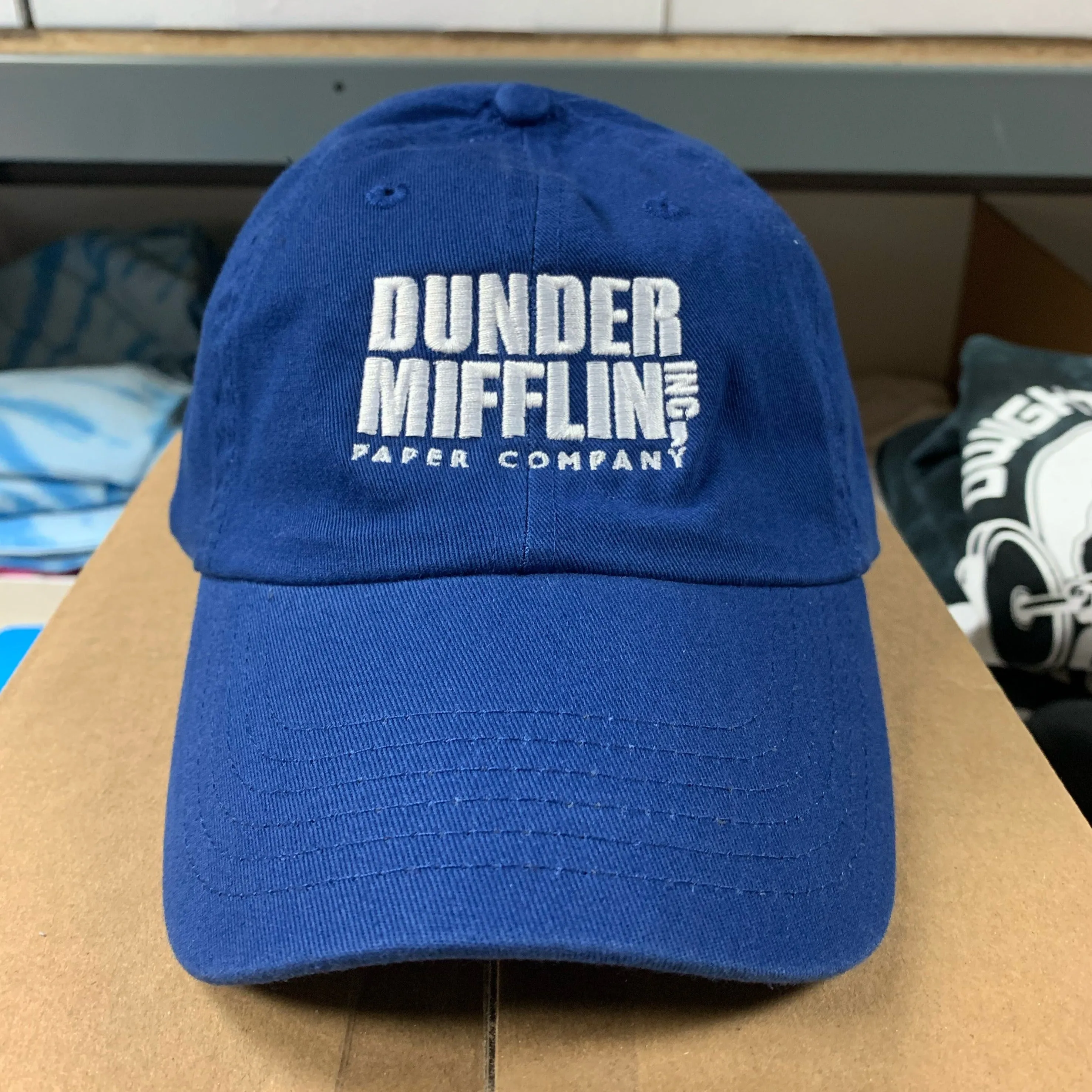 Dunder Mifflin - Classic Dad Hat Royal Blue