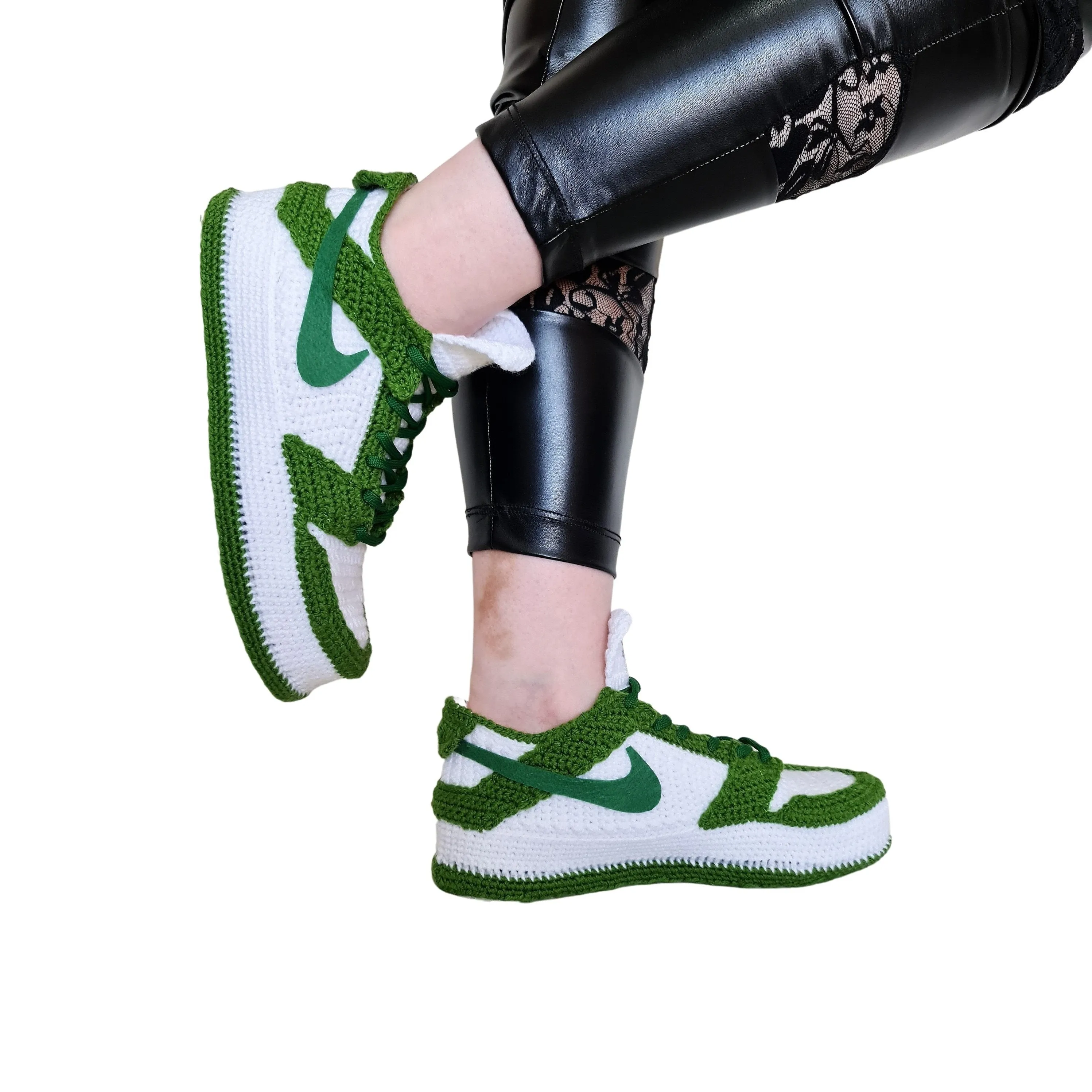 Dunk Low Green Sneakers Jordan Plush Slippers Custom House Shoes