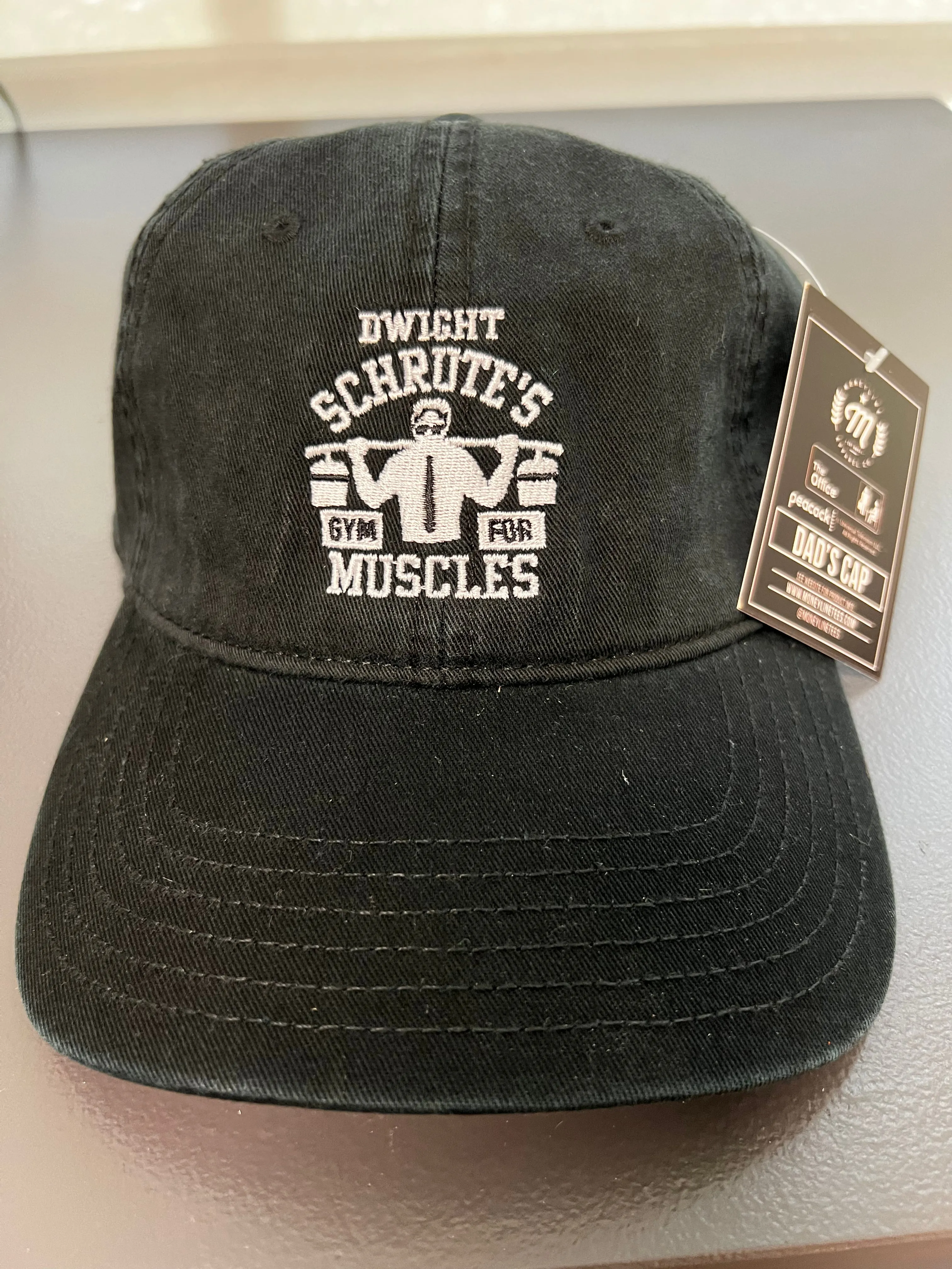 Dwight Schrute's Gym For Muscles - Classic Dad Hat Black