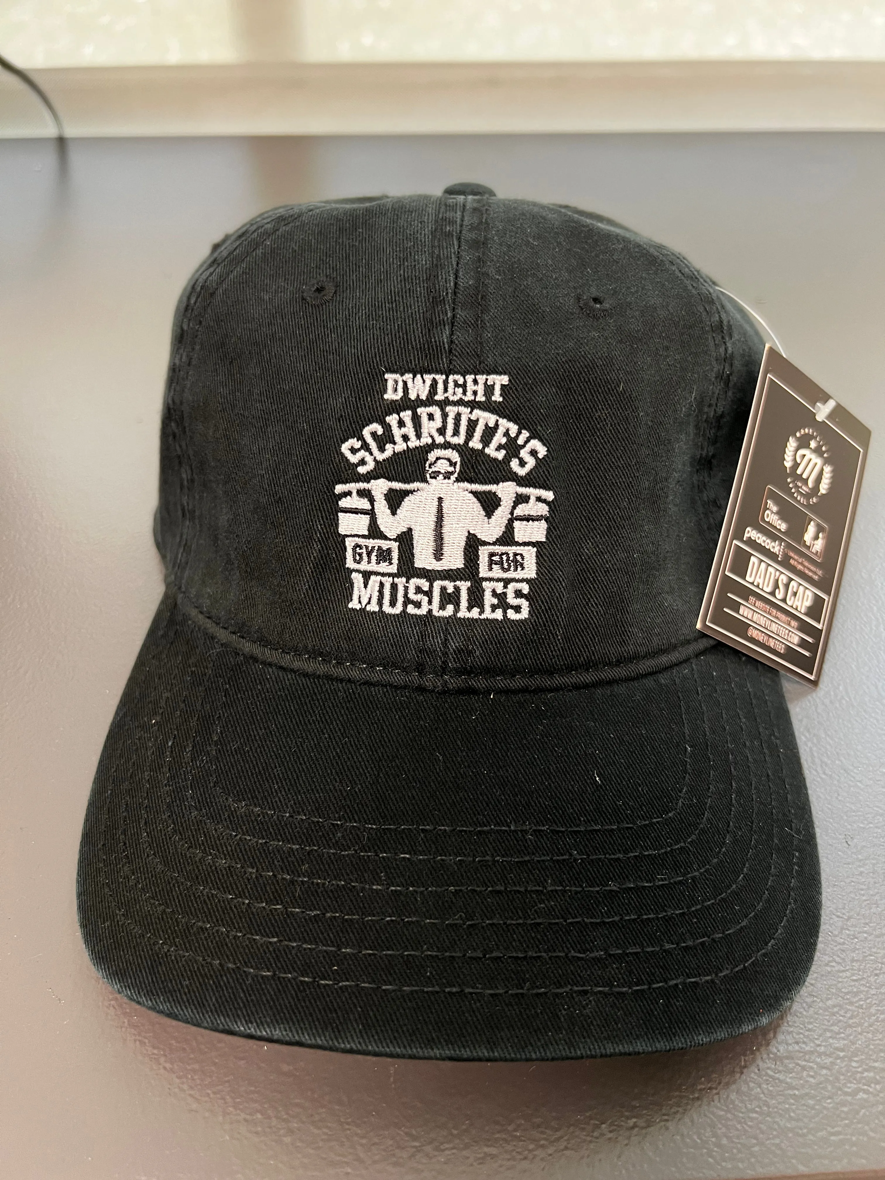 Dwight Schrute's Gym For Muscles - Classic Dad Hat Black