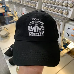 Dwight Schrute's Gym For Muscles - Classic Dad Hat Black