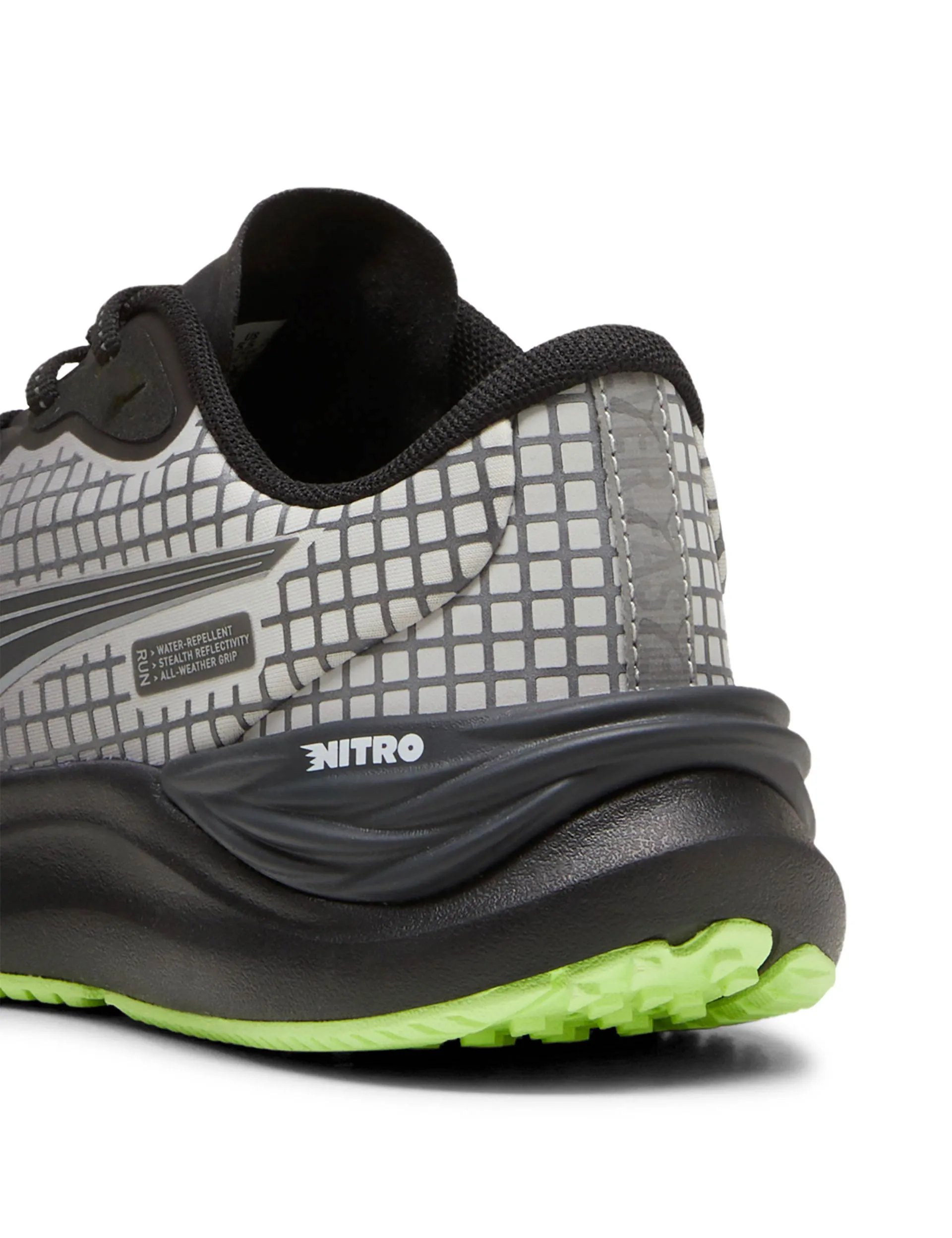 Electrify NITRO 3 TR Running Shoes - Black/Galactic Grey/Fizzy Apple