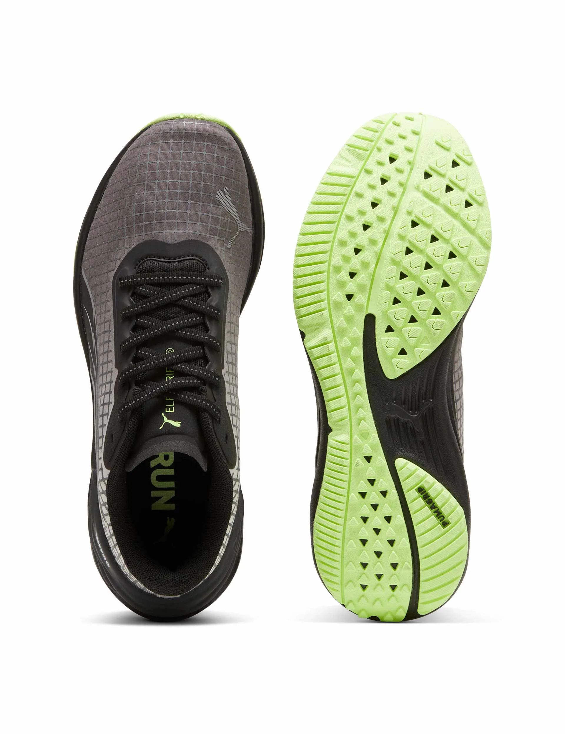 Electrify NITRO 3 TR Running Shoes - Black/Galactic Grey/Fizzy Apple