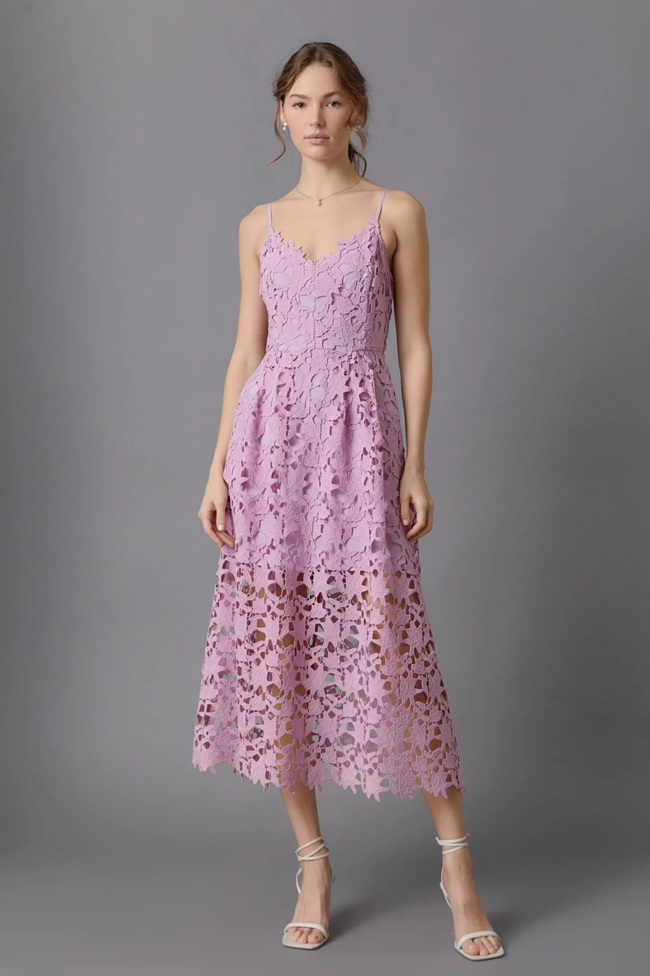 Endless Rose - Lace Midi Dress