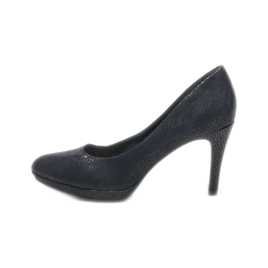 Eram High-Heel Shoes Leather Black Colour For Women