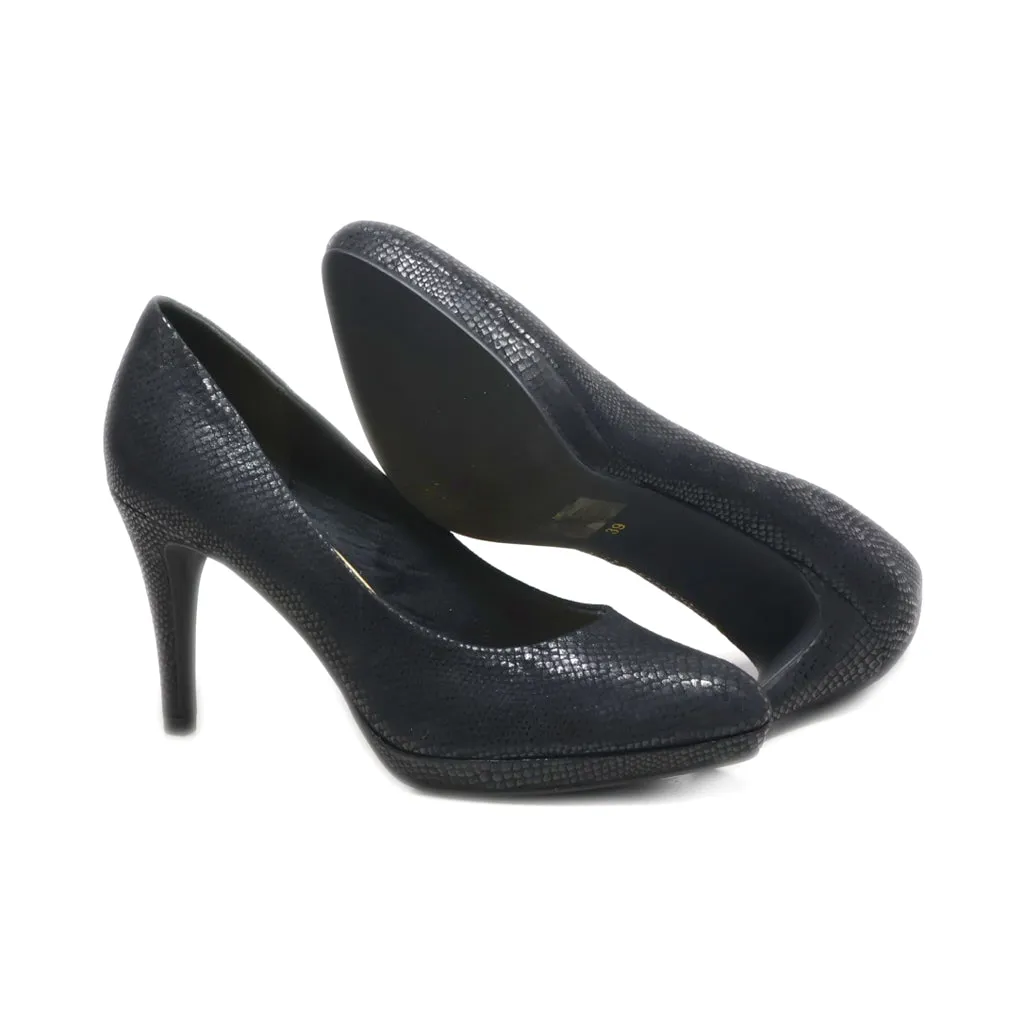 Eram High-Heel Shoes Leather Black Colour For Women