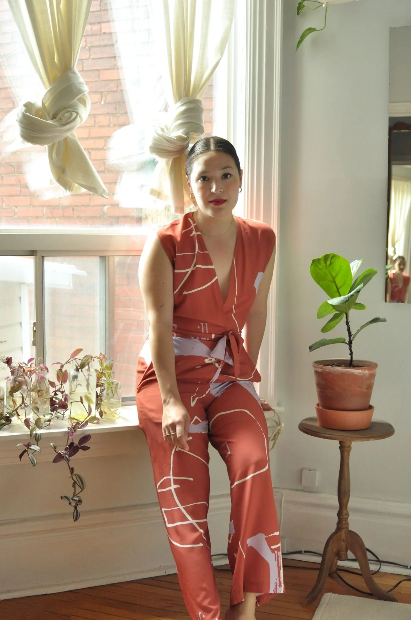 Eve Gravel Vassily Jumpsuit - Cream or Terracotta (Online Exclusive)