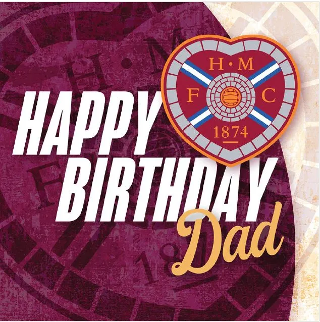 FB01 Family Birthday Crest Card - Dad