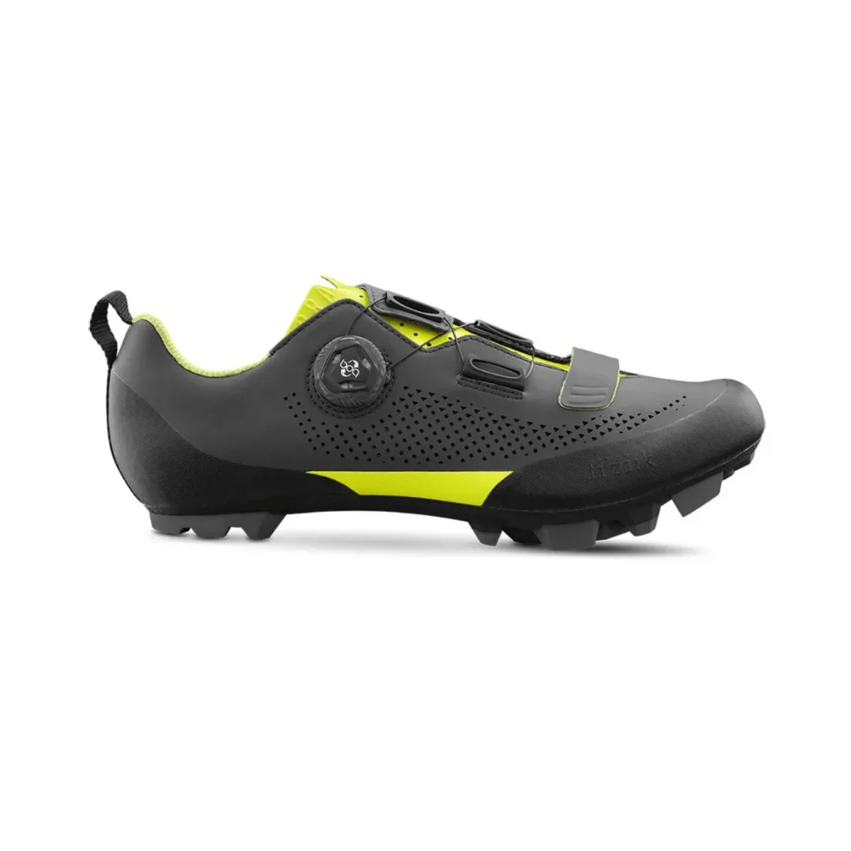 Fizik Terra X5 shoes color Gray Yellow Fluor