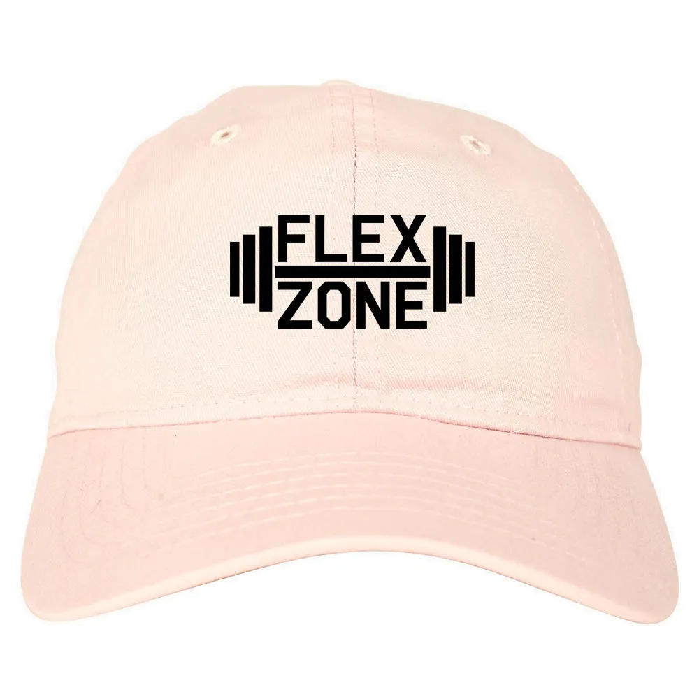 Flex Zone Fitness Gym Mens Dad Hat Baseball Cap