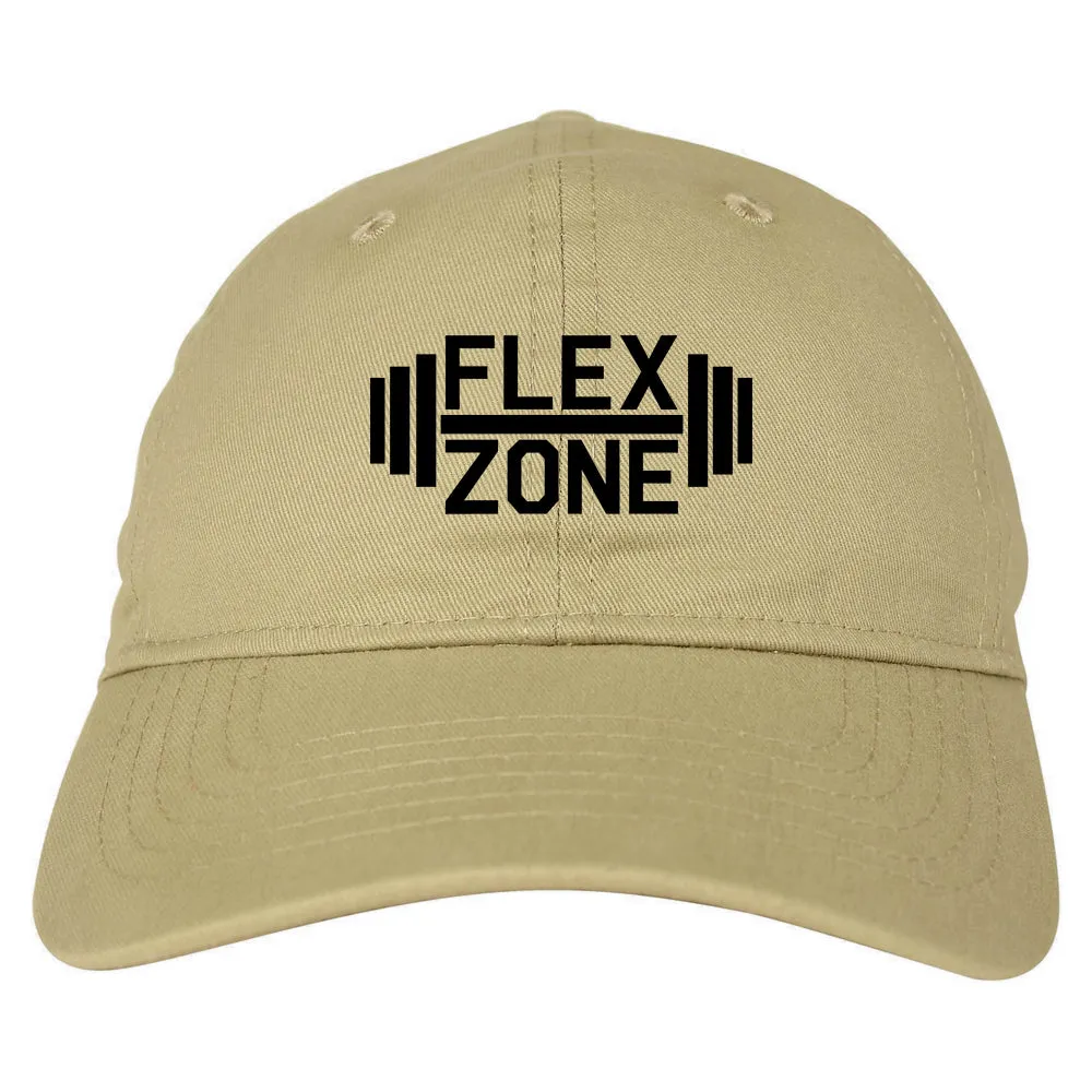 Flex Zone Fitness Gym Mens Dad Hat Baseball Cap