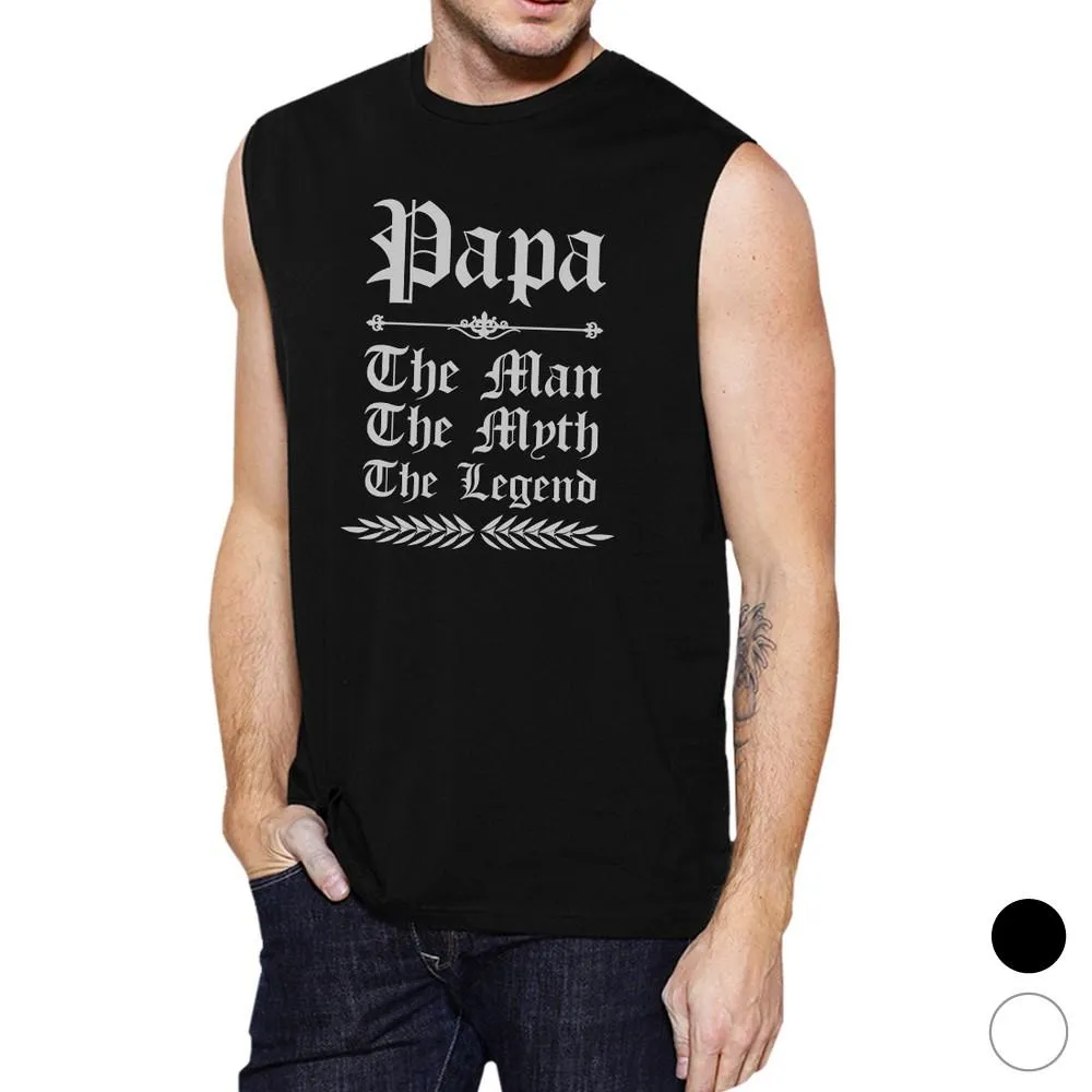 (Free Shipping) Vintage Gothic Papa Mens Popular Workout Gym