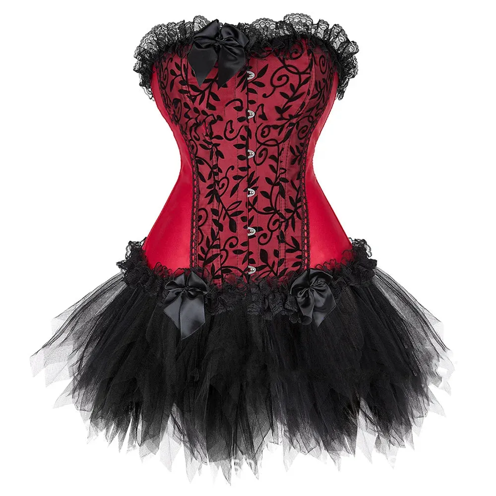 Funki Buys | Dresses | Women's Victorian Lace Corset Dresses