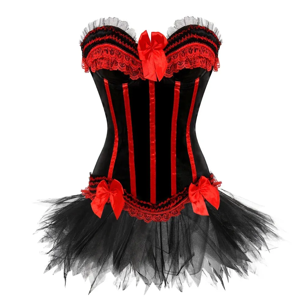 Funki Buys | Dresses | Women's Victorian Lace Corset Dresses