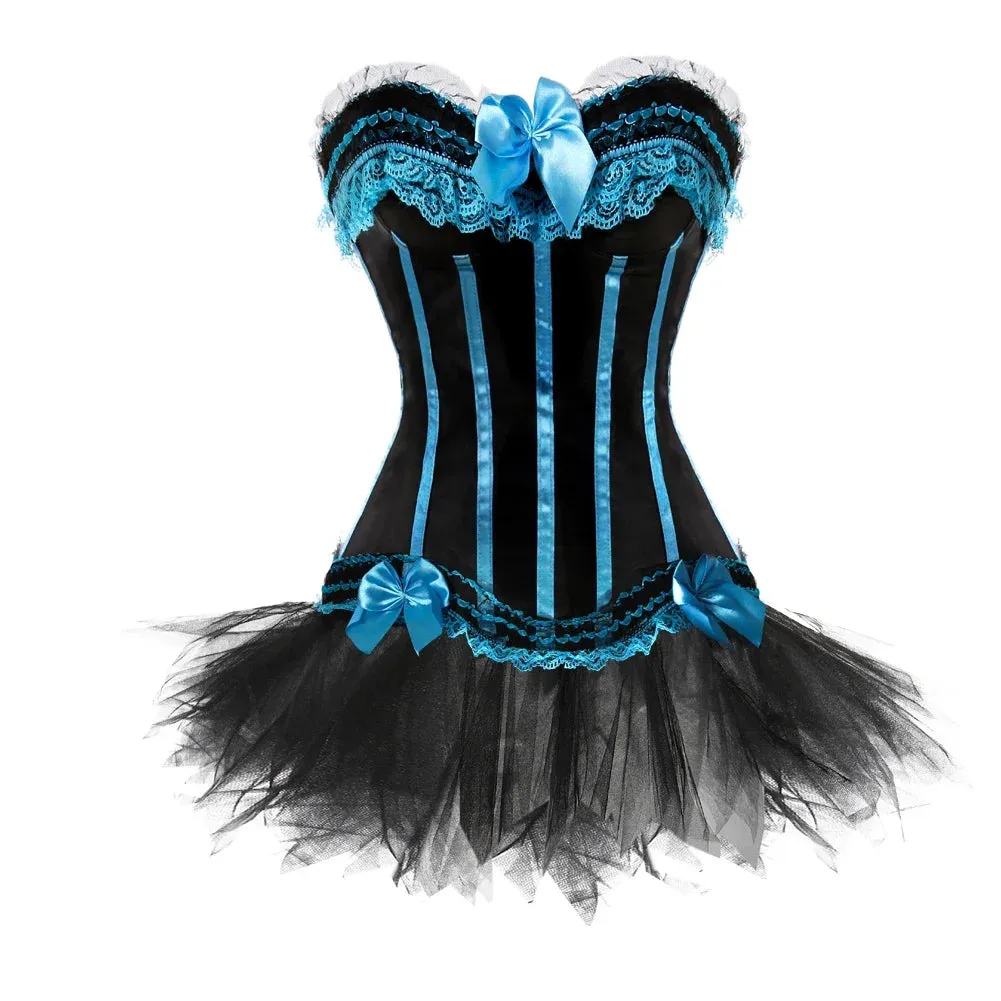 Funki Buys | Dresses | Women's Victorian Lace Corset Dresses