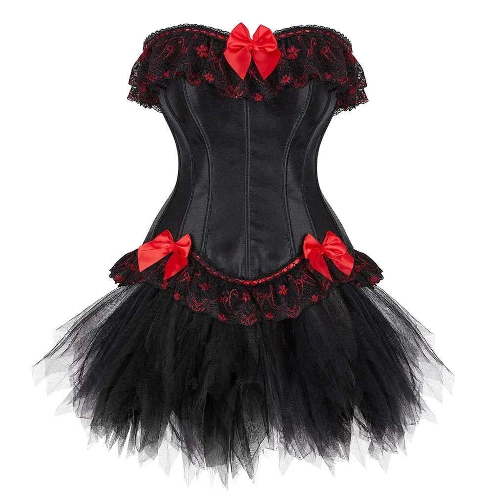 Funki Buys | Dresses | Women's Victorian Lace Corset Dresses