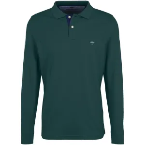 Fynch-Hatton Long Sleeve Luxury Supima Cotton Pique Polo 1221-1701 - Diesel