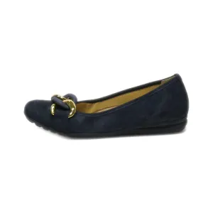 Gabor Slip Ons Suede Blue Colour For Women