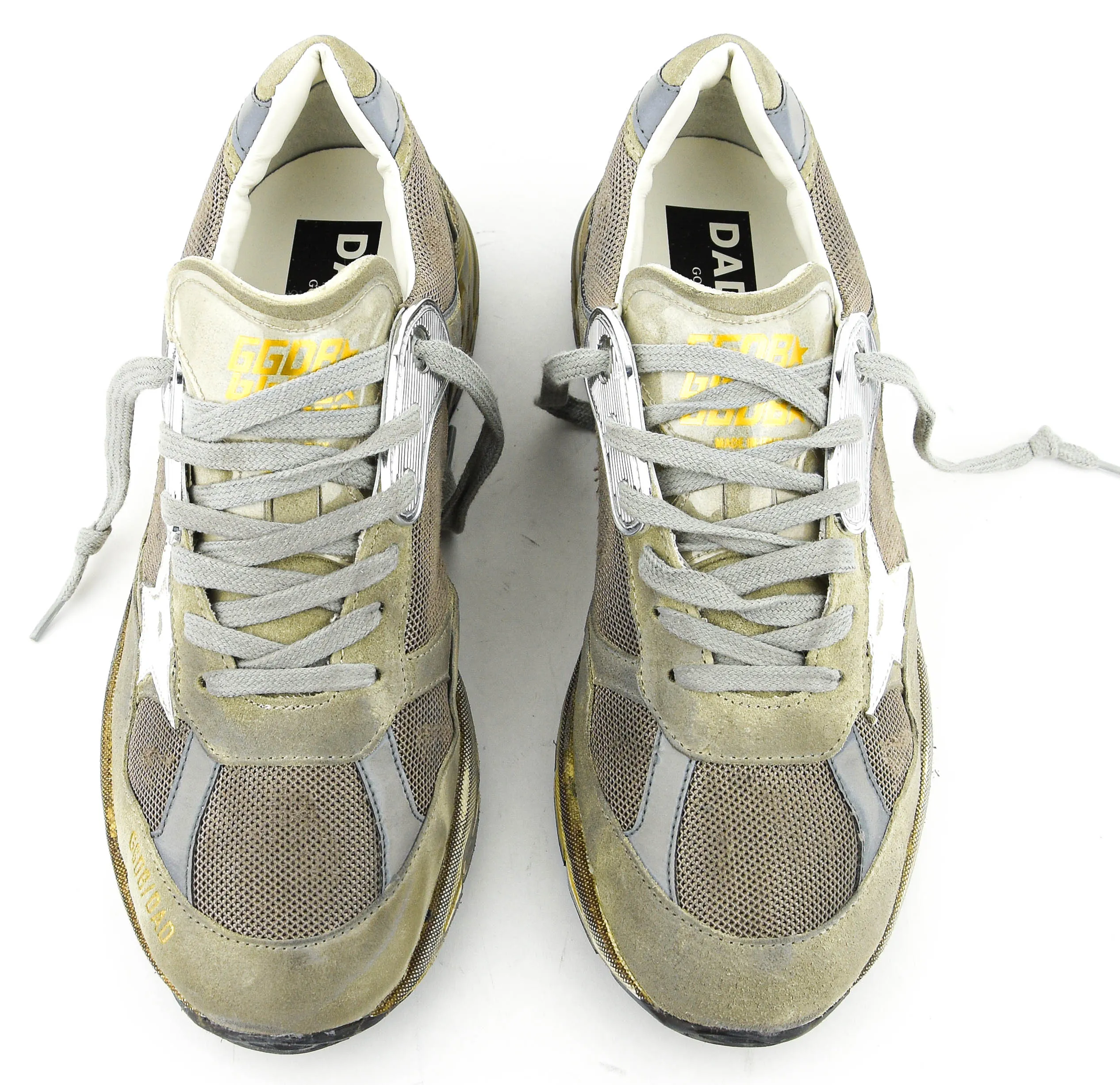 GOLDEN GOOSE RUNNING DAD TAUPE