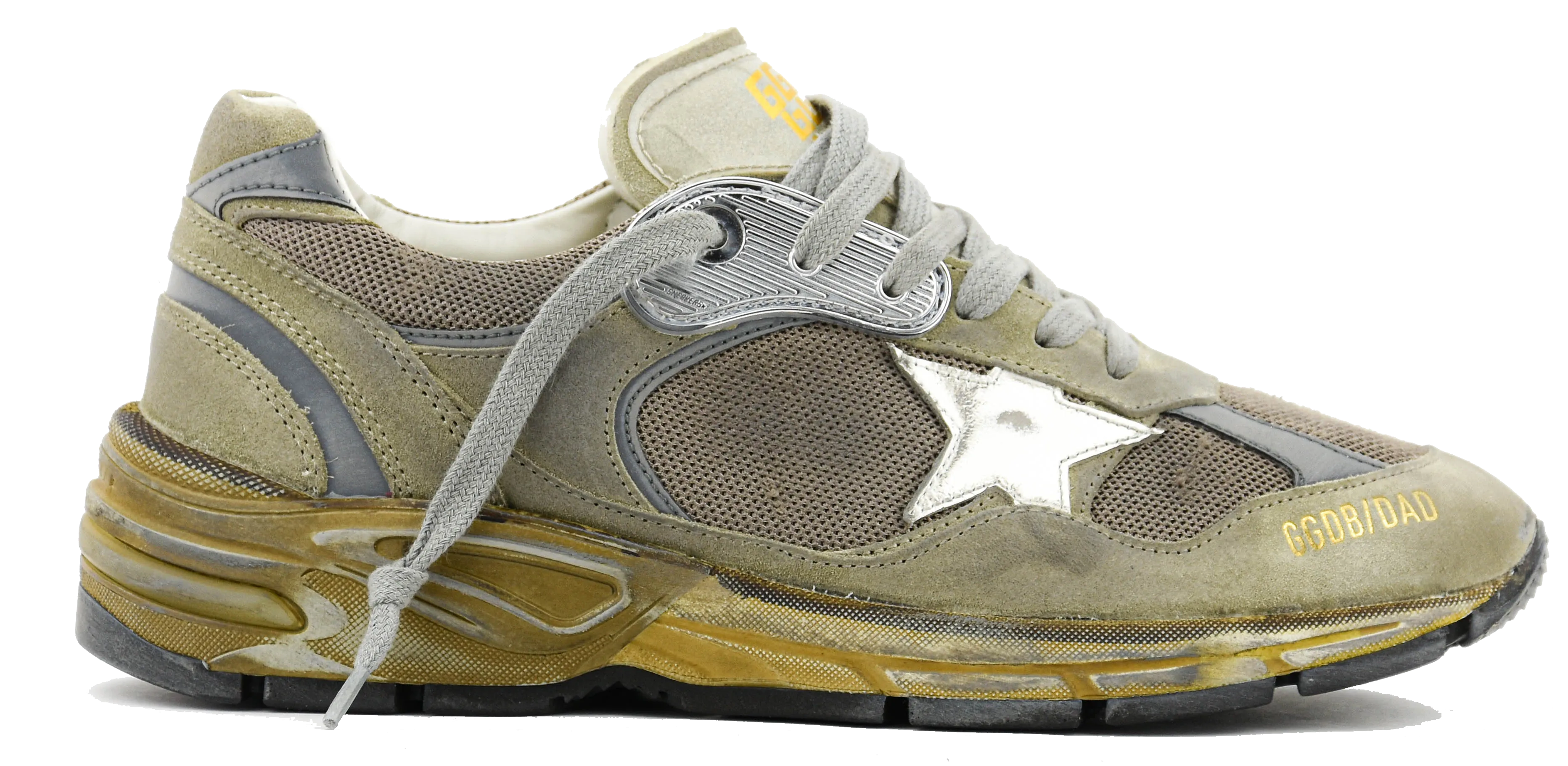 GOLDEN GOOSE RUNNING DAD TAUPE