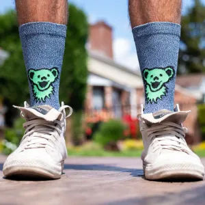 Grateful Dead | Socks | Grey & Navy Dancing Bear