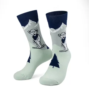 Grateful Dead | Socks | Ski Bear Blue