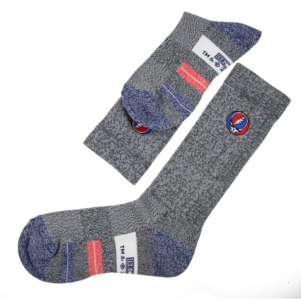 Grateful Dead | Socks | Steal Your Face Charcoal