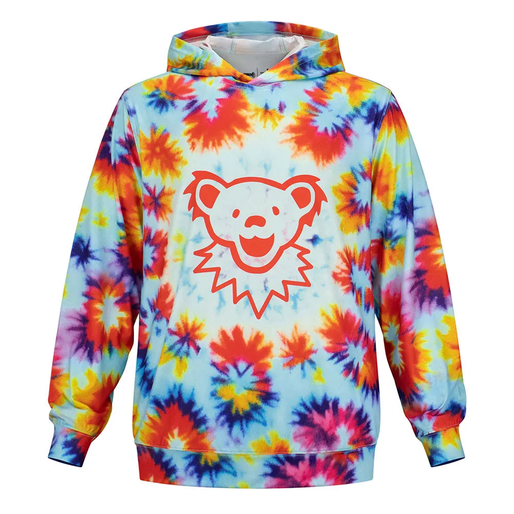 Grateful Dead | UPF 50 Hoodie | Bear Tie-Dye