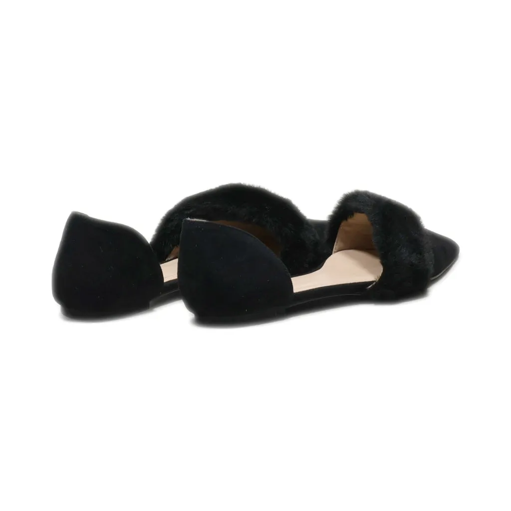 H&M Mules Suede Black Colour For Women