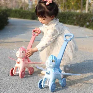 Hand Push Pony Bubble Machine