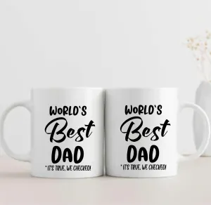 Happy Father's Day World's Best Dad Mug